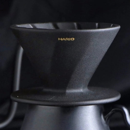 HARIO V60-01 ALPHA Series Dripper Ceramic - MATTE BLACK