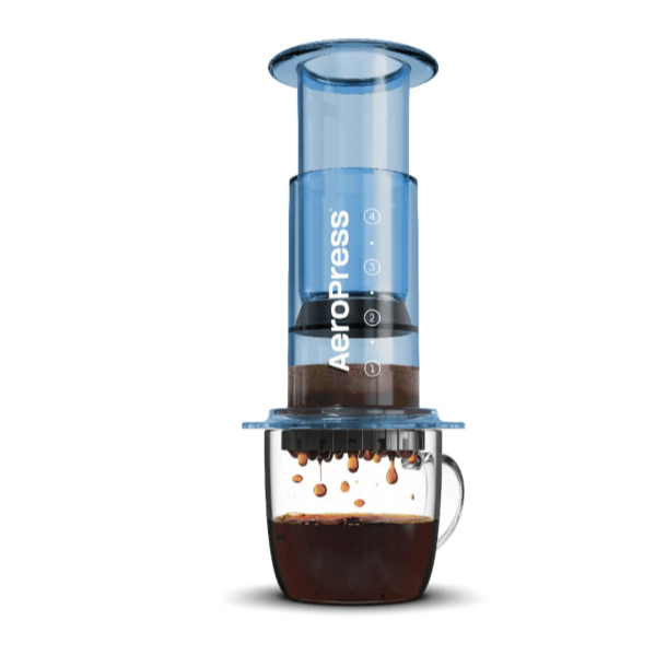 AeroPress Blue Clear Coffee Maker
