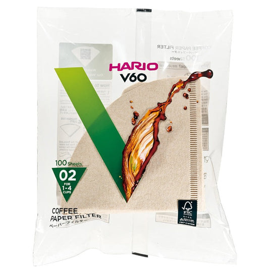 HARIO V60-02 Paper Filter (100 PACK)