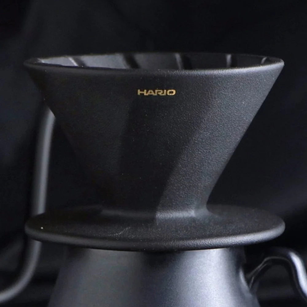 HARIO V60-01 ALPHA Series Dripper Ceramic - MATTE BLACK