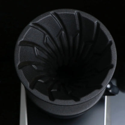 HARIO V60-01 ALPHA Series Dripper Ceramic - MATTE BLACK