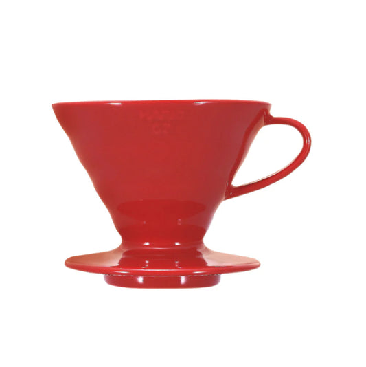 HARIO V60-02 CERAMIC DRIPPER - RED