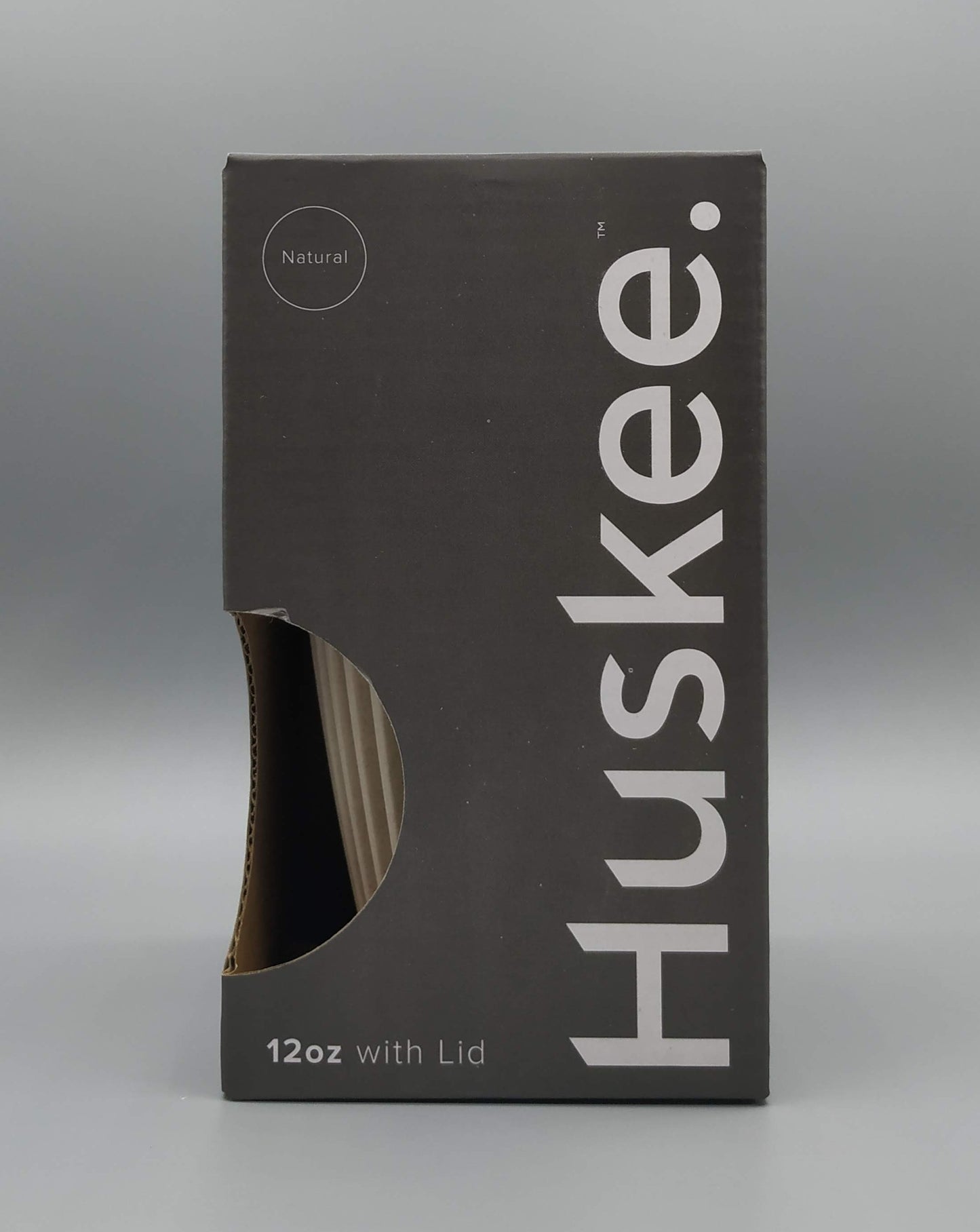 Huskee cup with lid - 12oz / 355ml