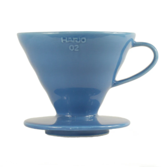 HARIO V60-02 CERAMIC DRIPPER - BLUE